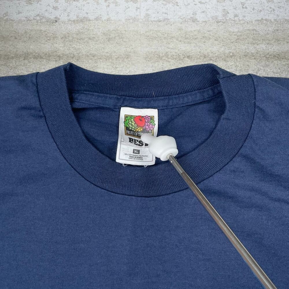 Vintage 90s Anaconda Movie Promo Shirt Mens XL Navy Blue Fruit of the Loom - Picture 4 of 4